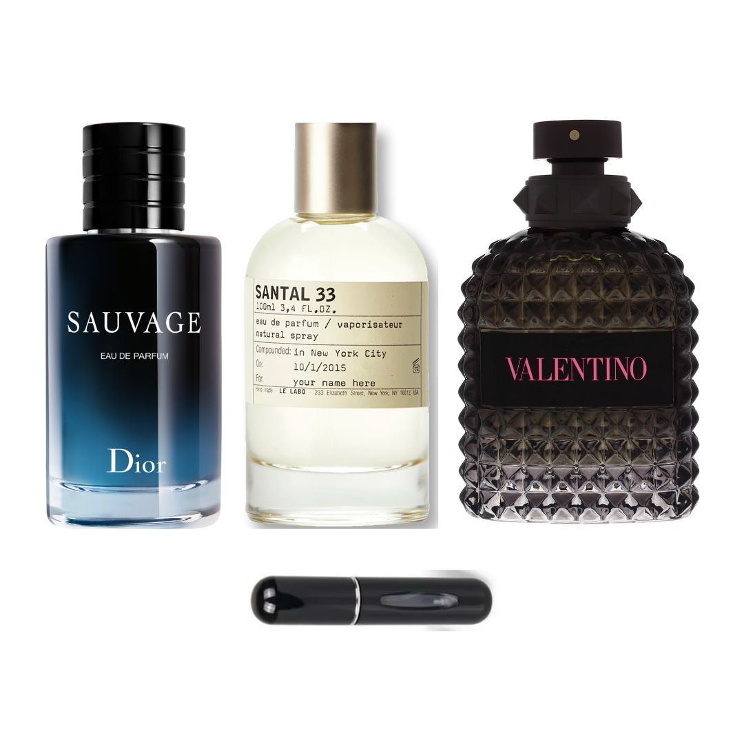 SAUVAGE+SANTAL33+BORNINROMA+2PERFUMEROS